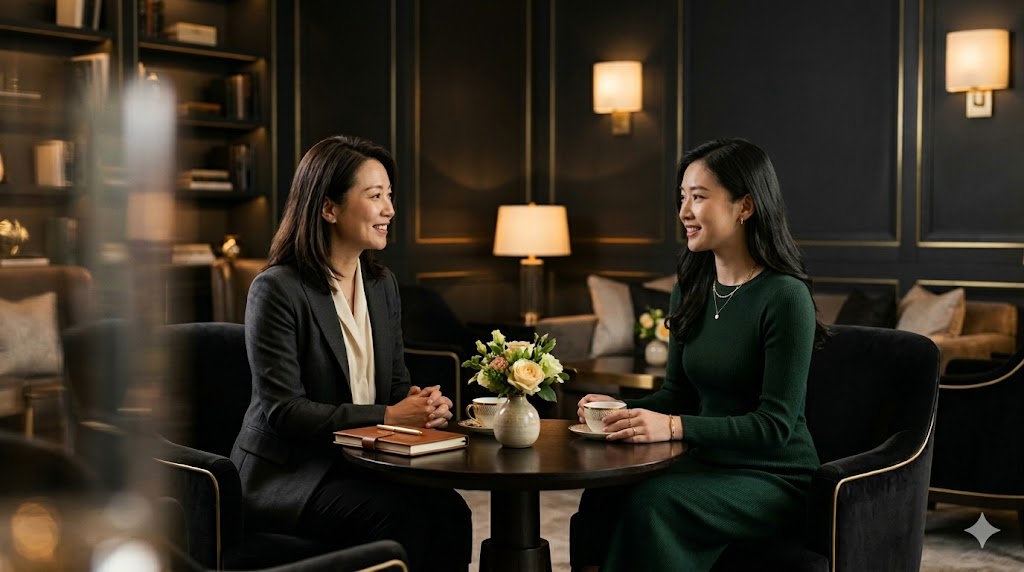 VEENI 专业红娘与海外华人会员进行婚恋配对咨询